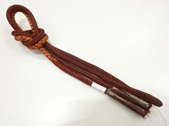 JAPANESE KIMONO / UNUSED HAND-TIED OBIJIME